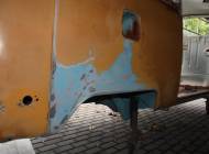 Volkswagen T2a Kombi - Radlauf so nur 8 Monate verbaut...selten