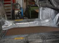 Porsche 356 1500 - Neuer Steg beim Einstieg Fahrerseite