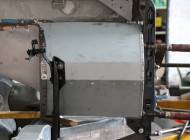 Land Rover 109 - Reparatur des Bulkhead mir Rep.blech Fußraum und A-Säule