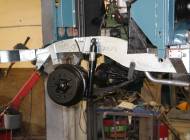 Land Rover 109 - Chassis mit Hinterachse