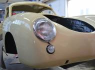 Porsche 356 1500 - Einbau der Scheinwerfer und Blinkeranlagen