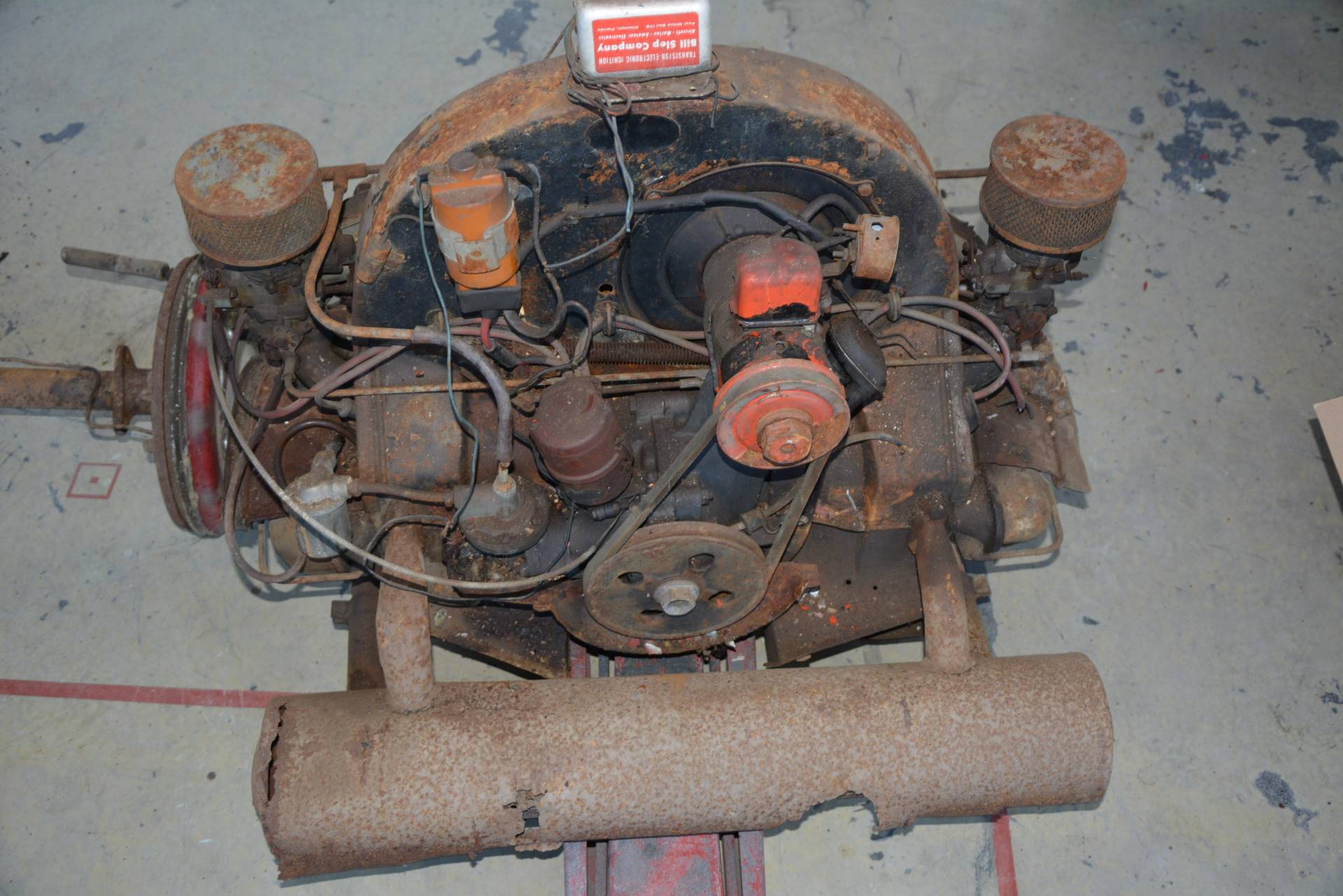 Porsche 356 1500 - Ausgangsfahrzeug Motor