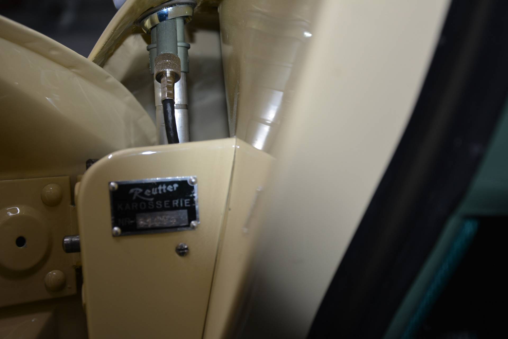 Porsche 356 1500 - Ansicht Türkante bei geöffneter Fahrertür