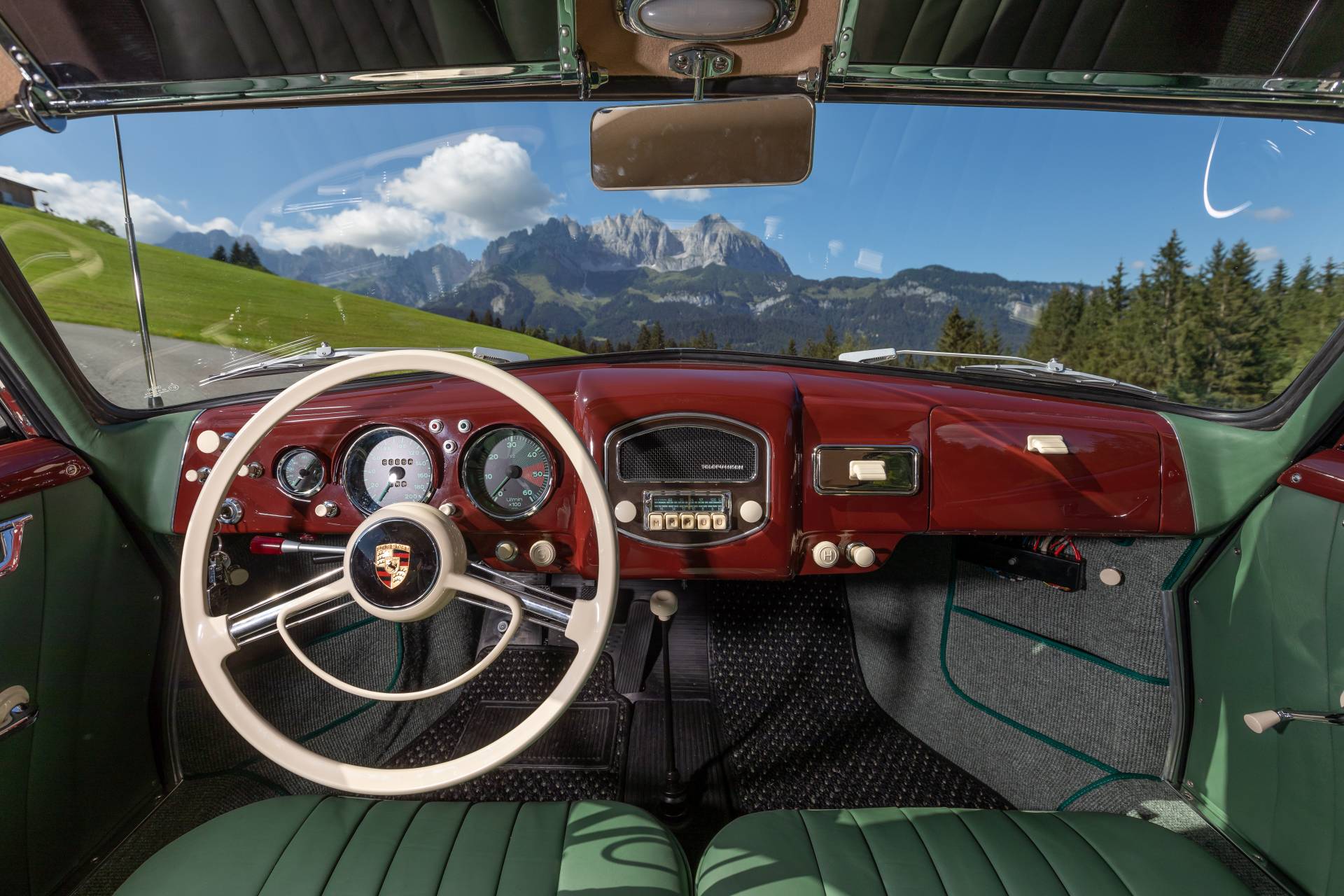 Porsche 356 1500 - Ansicht innenraum