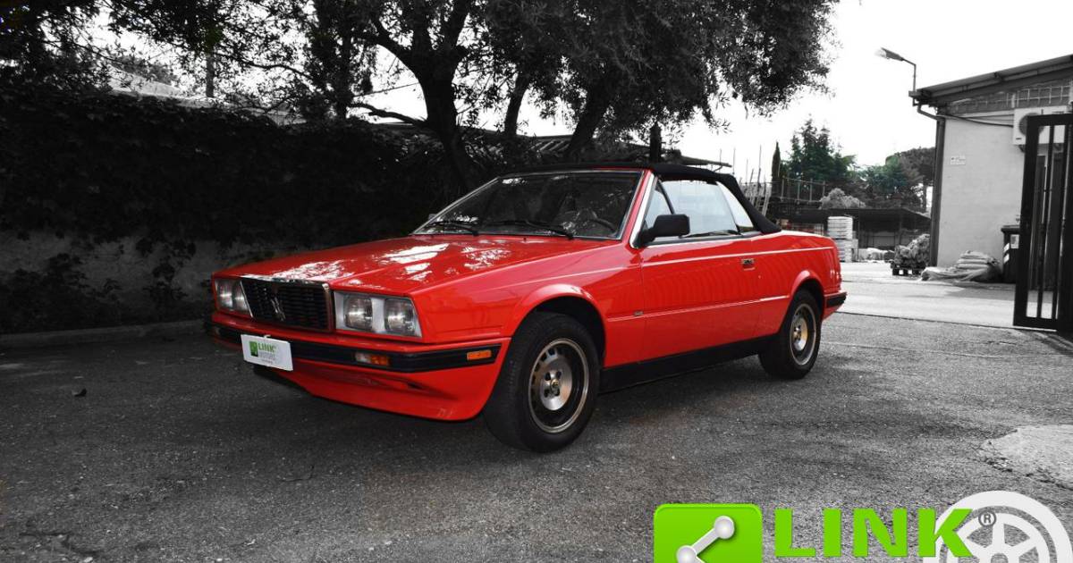 For Sale Maserati Biturbo Spyder Offered For