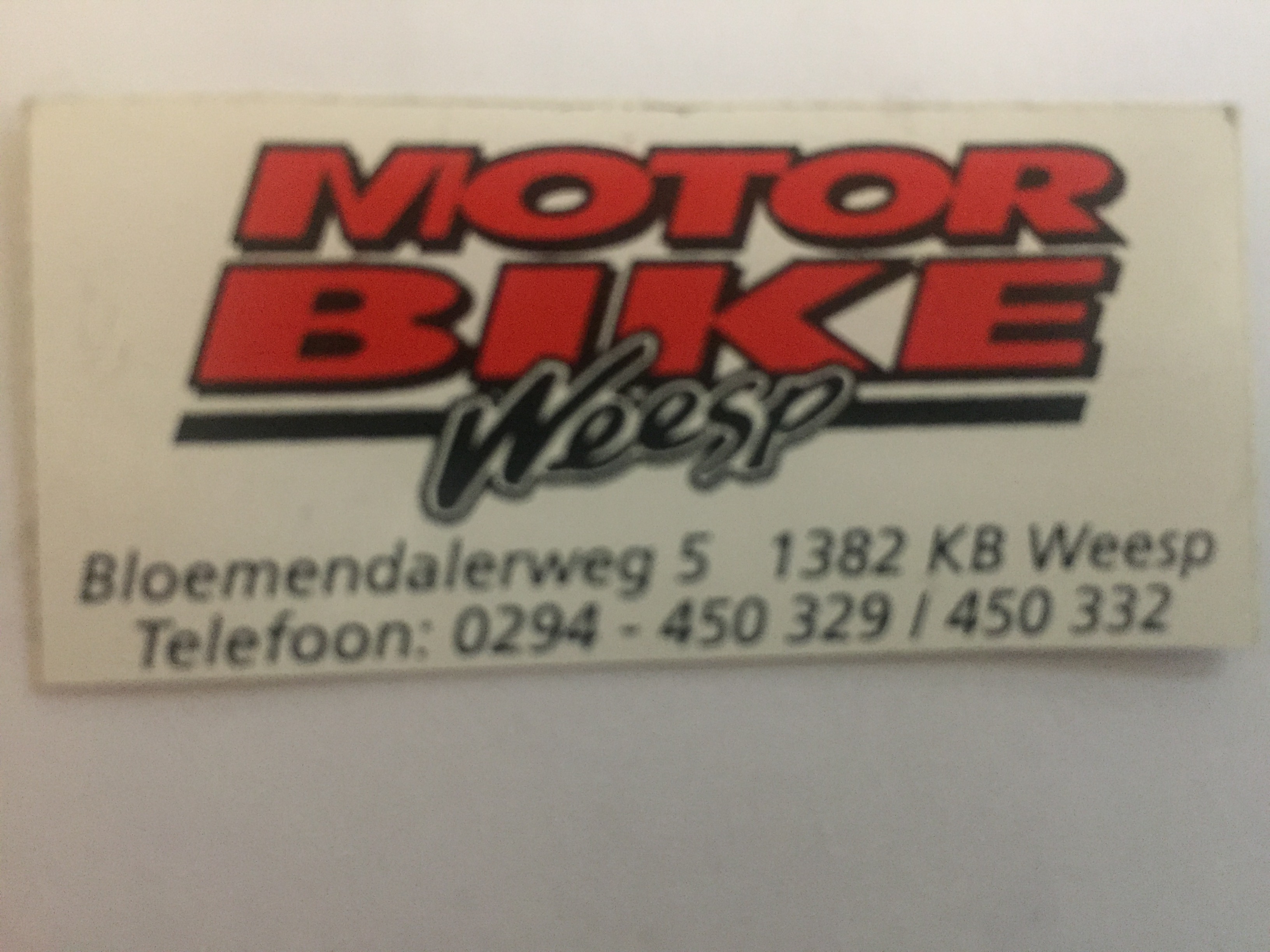 motorbikeweesp b.v.