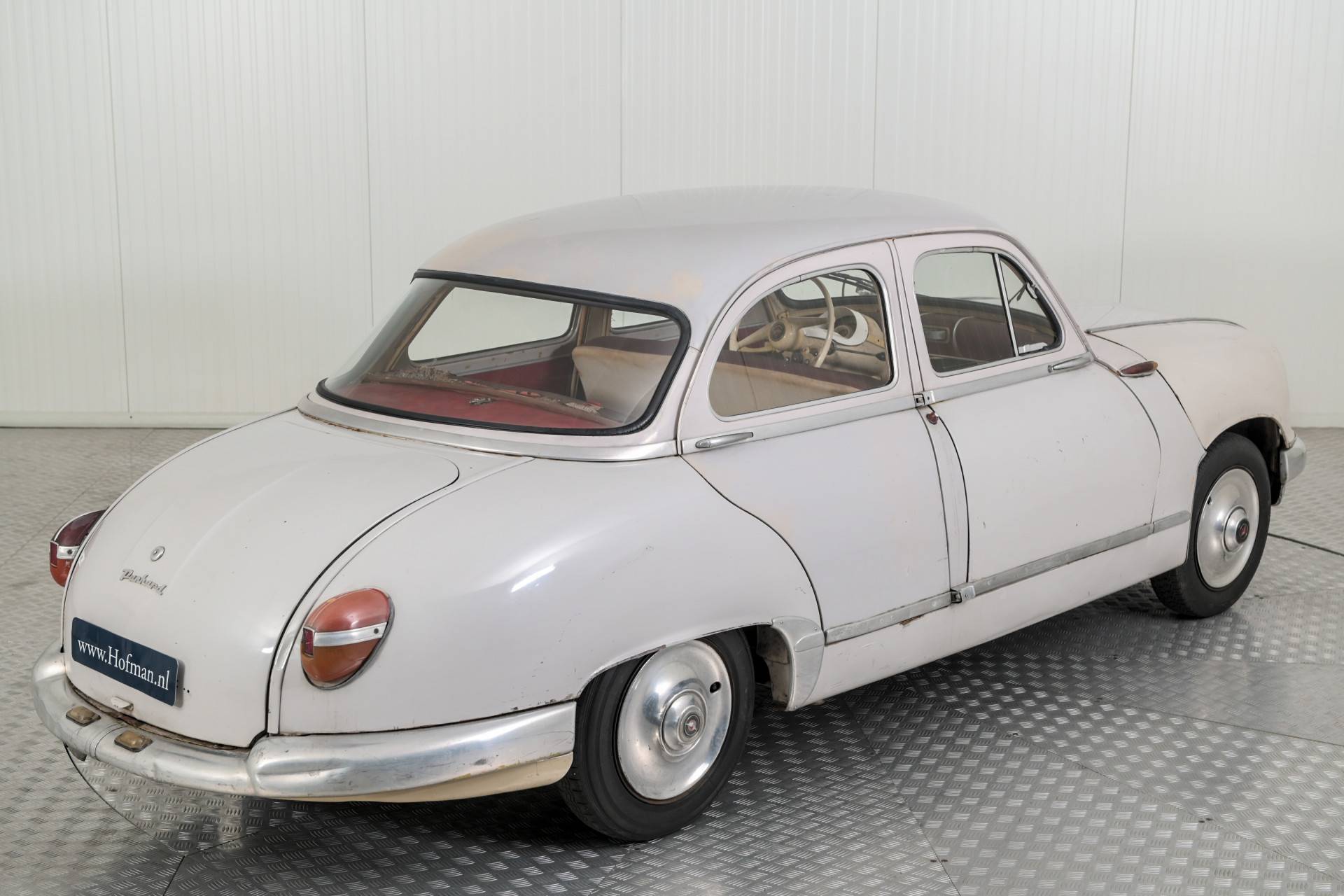 Panhard Dyna Z Verte Miniature Eria France 1/50 Tôle Et ZAMAC Roues Caoutchouc Rare
