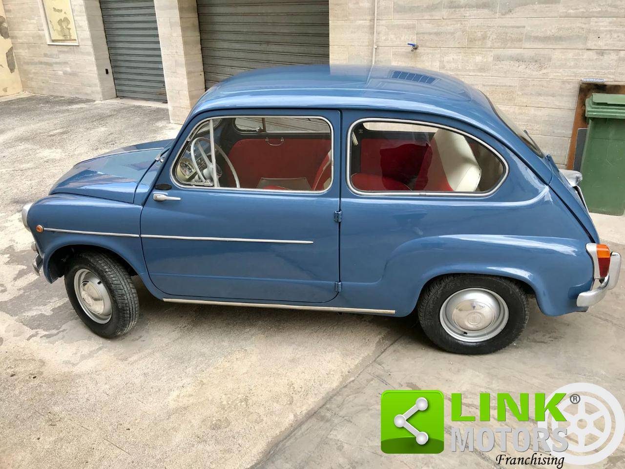 Miniature Solido 1/43 - Fiat 600 D Année 1963, Couleur Bleu Clair, Métal, Occasion