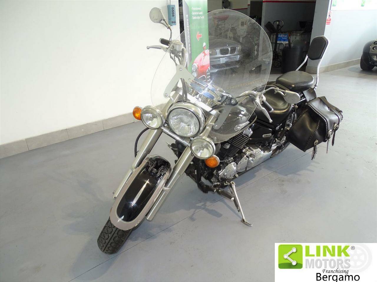 Saddlebag + Support Compatible With Yamaha XVS 250 Drag Star Reno Craftride