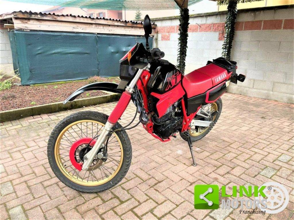 Body Bebê Moto Yamaha XT 600 Vermelha