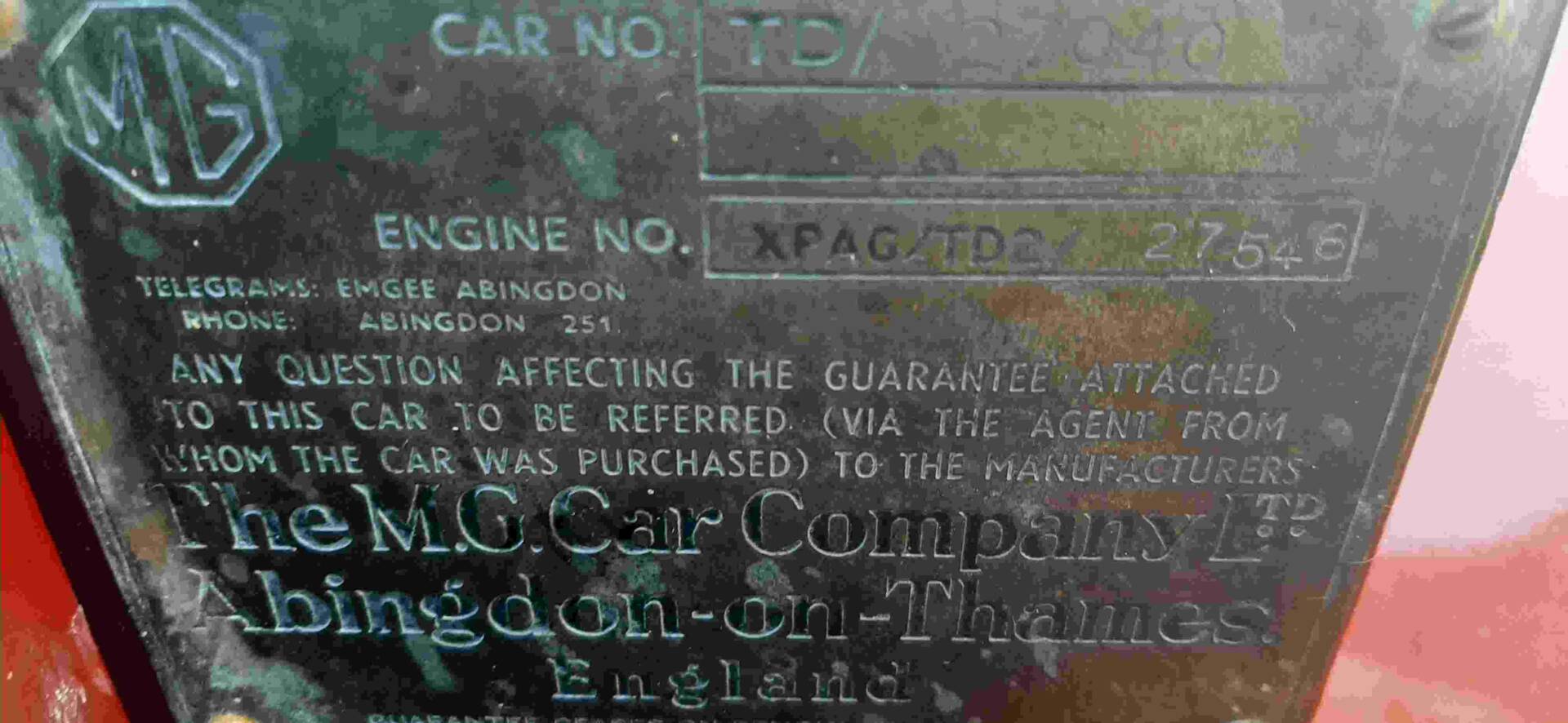 1952 MG TD, foto 8