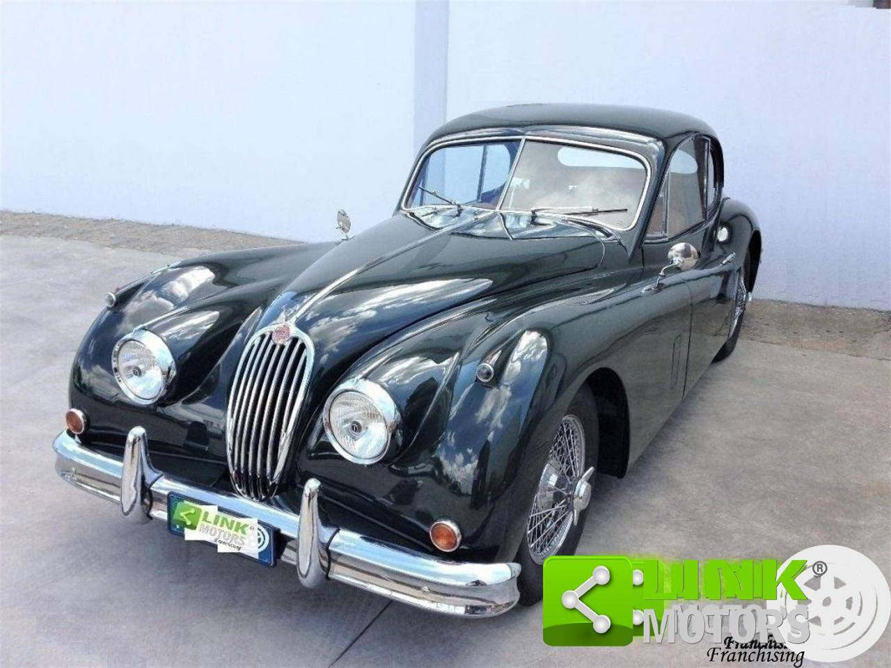 Miniature Jaguar XK 140 1955 - Sunstar 1/18 - Occasion Boîte Très Bon état