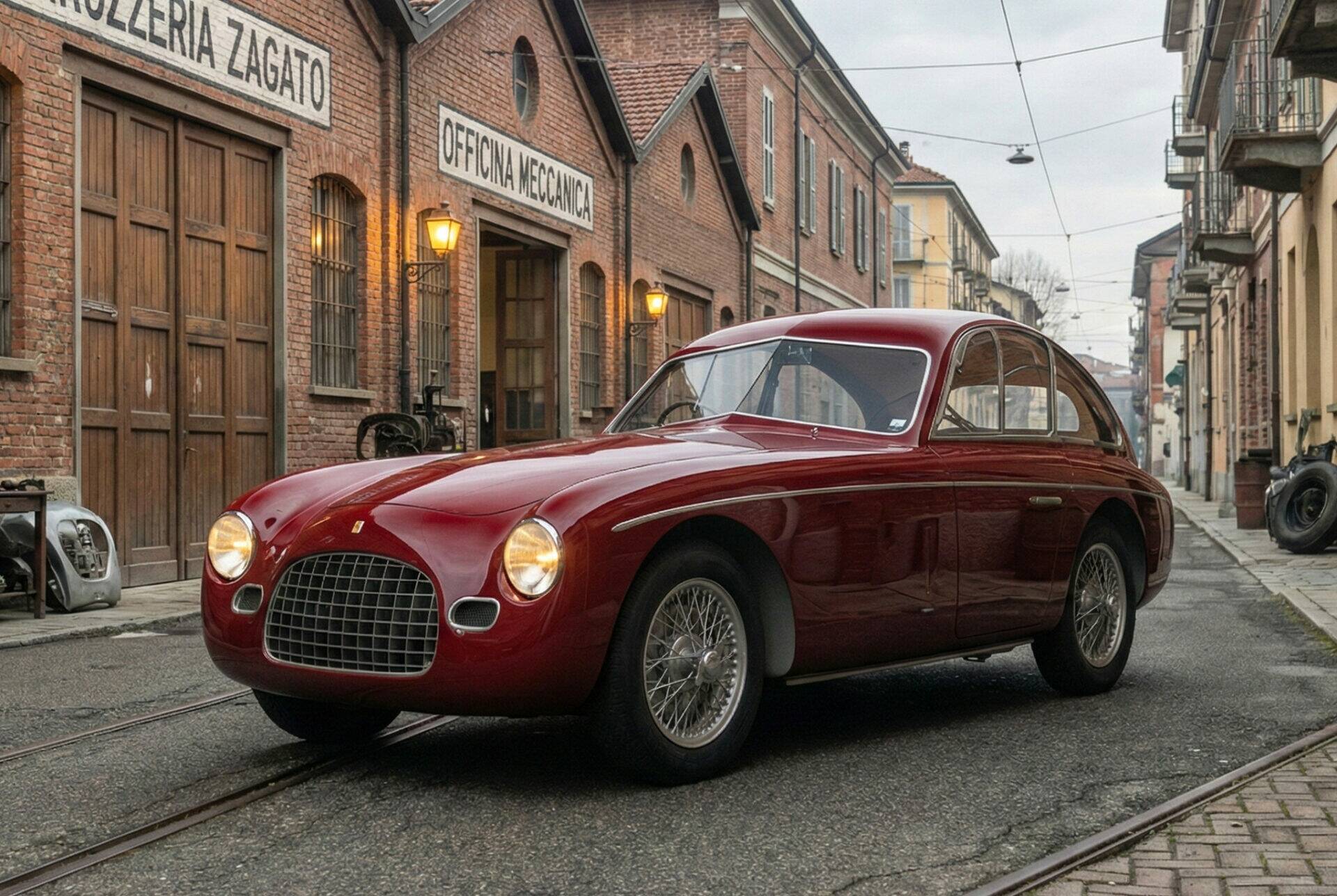 食器 Ferrari166MM produced by rosenthal The 'secret' Ferrari 166 MM Barchetta that broke its cover for