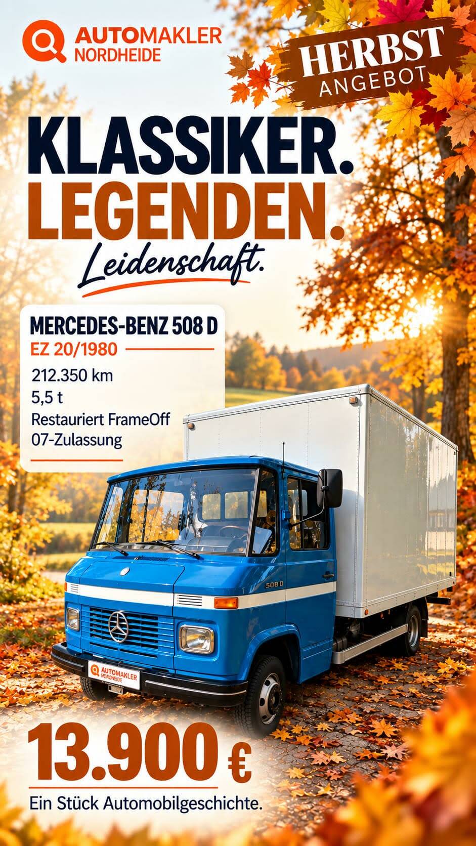 1980 Mercedes-Benz T2 508 D, foto 1