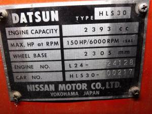 Image 26/50 of Datsun 240 Z (1972)
