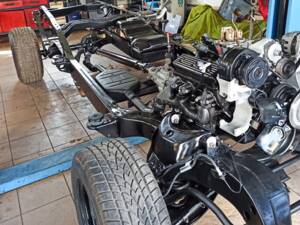 Complete renovation of chasis, suspension, drive shafts. Engine rebuilt with original parts.