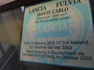 Image 14/34 of Lancia Fulvia Montecarlo (1973)
