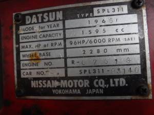 Afbeelding 12/49 van Datsun Fairlady 1600 (1966)