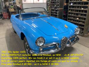 Image 3/11 of Alfa Romeo Giulia 1600 Spider (1963)