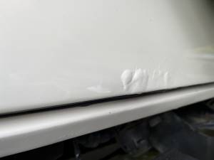 Rostblase an der Hecktür