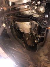 Der ganze Unterboden ist trocken.