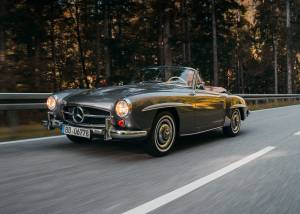 Anthracite gray metallic Mercedes-Benz 190 Sl for sale