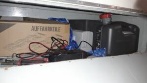 Kleiner Stauraum Steuerbord