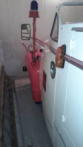 Blaulicht und Sirene auf Backbordseite