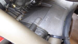 Engine number typical hand marked