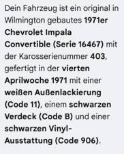 Image 35/37 de Chevrolet Impala Convertible (1971)