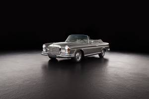 Gray metallic Mercedes-Benz 280 SE 3,5 l Cabriolet for sale