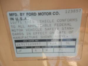 Bild 24/25 von Ford Maverick 170 (1972)