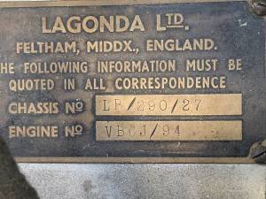 Image 50/50 of Lagonda 3 Litre MK I (1954)