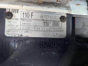 Numero colore / Body n . 456 stampigliato sulla targhetta