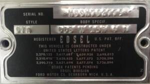 Bild 15/15 von Edsel Corsair Hardtop (1958)
