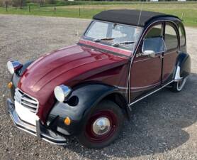 Citroën 2CV6 "Charleston" Cabrio-Limousine dunkelrot/schwarz 1988