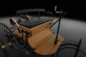 Arthur Bechtel Classic Motors - Patentmotorwagen Nr 1 Seitenansicht