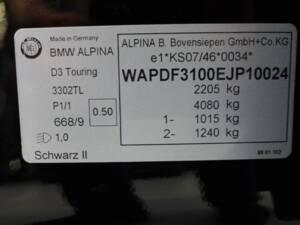 Afbeelding 36/39 van ALPINA D3 Biturbo Touring (2014)