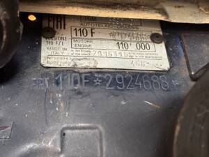 Numero telaio e targhetta identificativa originale