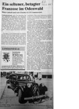 Zeitungsbericht nach der Fertigstellung