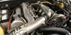 Detailansicht Motorraum - detail view engine compartment