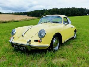 Porsche 356 C 1600 Coupé champagnergelb (Porsche 6405) 1964