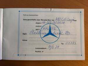Image 60/61 of Mercedes-Benz 280 CE (1974)