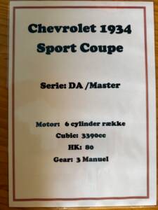 Immagine 7/7 di Chevrolet Master DA (1934)