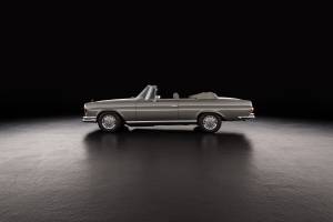 Gray metallic Mercedes-Benz 280 SE 3,5 l Cabriolet for sale