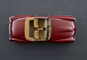 Mercedes Benz 190 SL Rot