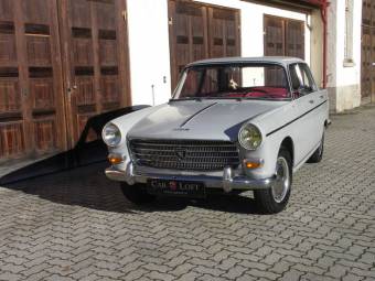 Voiture Miniature Joustra Peugeot 404 Grand Luxe – Tôle, 30 Cm – 1961 – État Correct, Non Testée