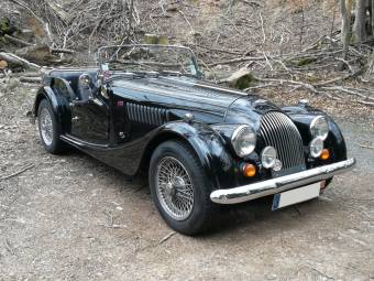Morgan en cuir porte-clés noir trois Wheeler Plus 4 aero 8