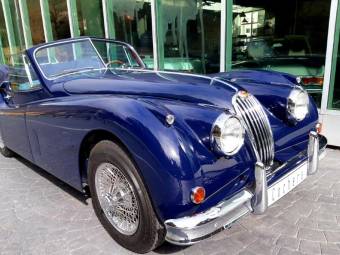 JAGUAR XK 150 in lega targa di identificazione