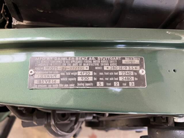 Mercedes-Benz 280 SE 3,5